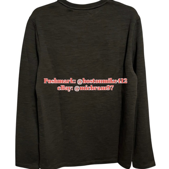 Calvin Klein Black Long Sleeves Crew pullover SM Mens CK lightweight knit w logo - Picture 9 of 14